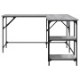 Escritorio madera de ingeniería gris Sonoma 139x139x75 cm de , Escritorios - Ref: Foro24-837590, Precio: 93,05 €, Descuento: %