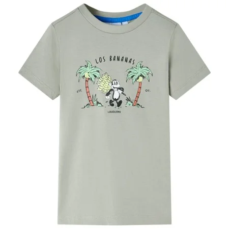 Camiseta infantil caqui claro 116 de , Camisetas para niños - Ref: Foro24-11681, Precio: 8,12 €, Descuento: %