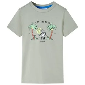 Camiseta infantil caqui claro 140 de , Camisetas para niños - Ref: Foro24-11683, Precio: 8,12 €, Descuento: %
