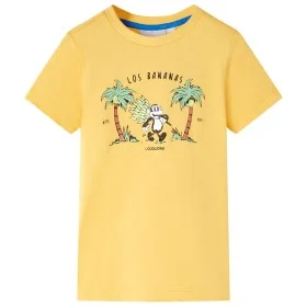 Kinder-T-Shirt in hellem Ocker 140 von , Kinder-T-Shirts - Ref: Foro24-11688, Preis: 8,12 €, Rabatt: %
