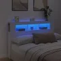 Kopfteil mit LED, weißem Holzwerkstoff, 160 x 18,5 x 103,5 cm von , Kopf- und Fußteile - Ref: Foro24-837351, Preis: 95,88 €, ...