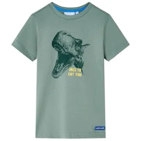 Camiseta infantil caqui 128 de , Camisetas para niños - Ref: Foro24-11727, Precio: 8,19 €, Descuento: %