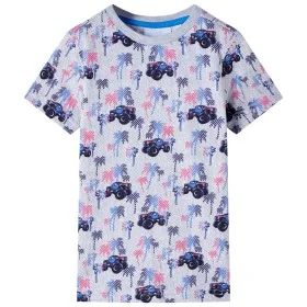Camiseta infantil gris melange 92 de , Camisetas para niños - Ref: Foro24-12519, Precio: 8,75 €, Descuento: %