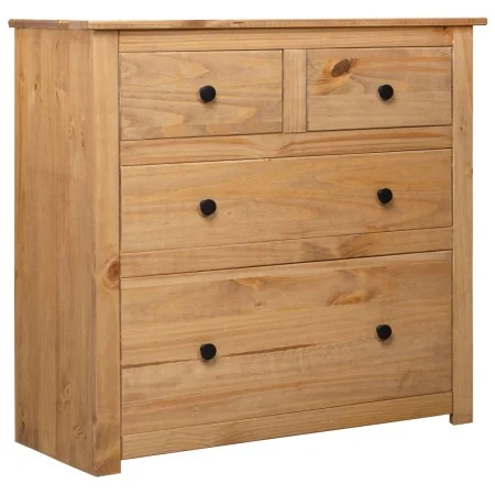 Aparador de madera maciza de pino estilo Panamá 80x40x83 cm de , Aparadores - Ref: Foro24-282655, Precio: 185,09 €, Descuento: %