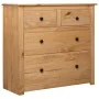 Aparador de madera maciza de pino estilo Panamá 80x40x83 cm de , Aparadores - Ref: Foro24-282655, Precio: 185,09 €, Descuento: %