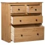 Aparador de madera maciza de pino estilo Panamá 80x40x83 cm de , Aparadores - Ref: Foro24-282655, Precio: 185,09 €, Descuento: %