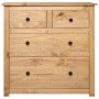 Aparador de madera maciza de pino estilo Panamá 80x40x83 cm de , Aparadores - Ref: Foro24-282655, Precio: 185,09 €, Descuento: %