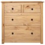 Aparador de madera maciza de pino estilo Panamá 80x40x83 cm de , Aparadores - Ref: Foro24-282655, Precio: 180,93 €, Descuento: %