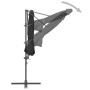 Sombrilla voladiza con poste de acero gris antracita 300 cm de vidaXL, Sombrillas - Ref: Foro24-44630, Precio: 98,31 €, Descu...