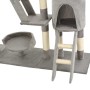 Rascador para gatos con poste de sisal 230-250 cm gris de vidaXL, Mobiliario para gatos - Ref: Foro24-170617, Precio: 147,74 ...