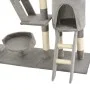 Rascador para gatos con poste de sisal 230-250 cm gris de vidaXL, Mobiliario para gatos - Ref: Foro24-170617, Precio: 150,15 ...