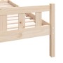 Estructura de cama madera maciza 75x190 cm de , Camas y somieres - Ref: Foro24-810639, Precio: 93,46 €, Descuento: %