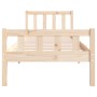 Estructura de cama madera maciza 90x190 cm de , Camas y somieres - Ref: Foro24-810644, Precio: 100,04 €, Descuento: %