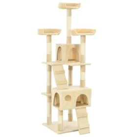 Rascador para gatos poste rascador de sisal 170 cm beige de vidaXL, Mobiliario para gatos - Ref: Foro24-170614, Precio: 111,8...