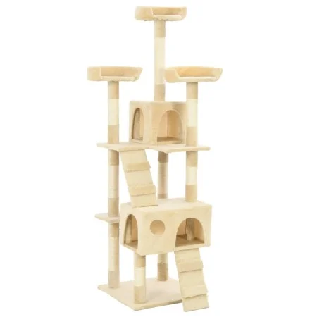 Rascador para gatos poste rascador de sisal 170 cm beige de vidaXL, Mobiliario para gatos - Ref: Foro24-170614, Precio: 111,8...