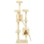 Rascador para gatos poste rascador de sisal 170 cm beige de vidaXL, Mobiliario para gatos - Ref: Foro24-170614, Precio: 111,8...