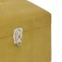 Bench with compartment 105 cm mustard velvet color by , Benches for halls and storage - Ref: Foro24-247571, Price: 151,35 €, ...