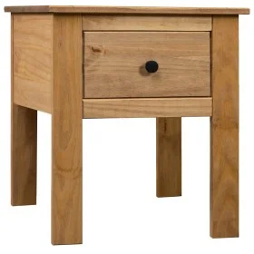 Panama style solid pine wood bedside table 46x40x57 cm by , Nightstands - Ref: Foro24-282691, Price: 62,05 €, Discount: %
