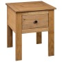 Mesita de noche de madera maciza pino estilo Panamá 46x40x57 cm de , Mesitas de noche - Ref: Foro24-282691, Precio: 74,37 €, ...