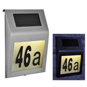 HI Número de casa con luz solar LED de HI, Iluminación de exterior - Ref: Foro24-423899, Precio: 18,15 €, Descuento: %