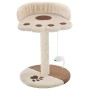 Rascador para gatos con poste de sisal 40 cm beige y marrón de vidaXL, Mobiliario para gatos - Ref: Foro24-170543, Precio: 25...