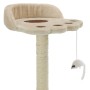 Rascador para gatos con poste de sisal 40 cm beige y marrón de vidaXL, Mobiliario para gatos - Ref: Foro24-170543, Precio: 25...