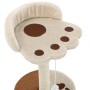 Rascador para gatos con poste de sisal 40 cm beige y marrón de vidaXL, Mobiliario para gatos - Ref: Foro24-170543, Precio: 25...