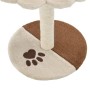 Rascador para gatos con poste de sisal 40 cm beige y marrón de vidaXL, Mobiliario para gatos - Ref: Foro24-170543, Precio: 25...