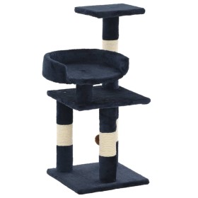 Rascador para gatos con poste de sisal 65 cm azul de vidaXL, Mobiliario para gatos - Ref: Foro24-170611, Precio: 39,03 €, Des...