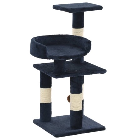 Rascador para gatos con poste de sisal 65 cm azul de vidaXL, Mobiliario para gatos - Ref: Foro24-170611, Precio: 39,03 €, Des...