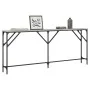 Mesa consola madera de ingeniería gris Sonoma 180x23x75 cm by , Side tables - Ref: Foro24-837770, Price: 52,31 €, Discount: %