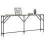 Mesa consola madera de ingeniería gris Sonoma 180x23x75 cm de , Mesas auxiliares - Ref: Foro24-837770, Precio: 54,93 €, Descu...