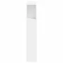 Cabecero con LED madera de ingeniería blanco 100x18,5x103,5 cm de , Cabeceros y pies de cama - Ref: Foro24-837330, Precio: 72...