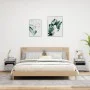 Mesitas de noche con luces LED 2 uds gris Sonoma 40x39x48,5 cm de , Mesitas de noche - Ref: Foro24-836795, Precio: 97,21 €, D...