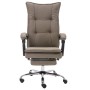 Silla de oficina de masaje de tela gris taupé en Sillas de oficina | Comprar online en Foru.es