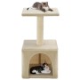 Rascador para gatos con poste de sisal 55 cm beige de vidaXL, Mobiliario para gatos - Ref: Foro24-170539, Precio: 31,22 €, De...