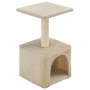 Rascador para gatos con poste de sisal 55 cm beige de vidaXL, Mobiliario para gatos - Ref: Foro24-170539, Precio: 31,22 €, De...
