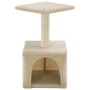 Rascador para gatos con poste de sisal 55 cm beige de vidaXL, Mobiliario para gatos - Ref: Foro24-170539, Precio: 31,22 €, De...