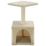 Rascador para gatos con poste de sisal 55 cm beige de vidaXL, Mobiliario para gatos - Ref: Foro24-170539, Precio: 30,59 €, De...