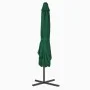 Sombrilla de jardín con palo de acero 250x250 cm verde de vidaXL, Sombrillas - Ref: Foro24-44881, Precio: 125,38 €, Descuento: %