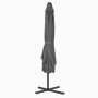 Sombrilla de jardín con palo de acero 250x250 cm antracita de vidaXL, Sombrillas - Ref: Foro24-44883, Precio: 95,75 €, Descue...