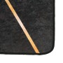 Alfombra lavable antideslizante negro y dorado 190x300 cm de , Alfombras - Ref: Foro24-136619, Precio: 105,38 €, Descuento: %