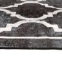 Alfombra lavable antideslizante negro y blanco 80x300 cm de , Alfombras - Ref: Foro24-136604, Precio: 39,69 €, Descuento: %