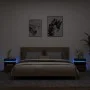 Mesitas de noche con luces LED 2 uds marrón roble 40x39x48,5cm de , Mesitas de noche - Ref: Foro24-836797, Precio: 122,15 €, ...