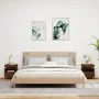 Mesitas de noche con luces LED 2 uds marrón roble 40x39x48,5cm de , Mesitas de noche - Ref: Foro24-836797, Precio: 122,15 €, ...