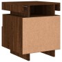 Mesitas de noche con luces LED 2 uds marrón roble 40x39x48,5cm de , Mesitas de noche - Ref: Foro24-836797, Precio: 126,23 €, ...