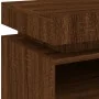 Mesitas de noche con luces LED 2 uds marrón roble 40x39x48,5cm de , Mesitas de noche - Ref: Foro24-836797, Precio: 122,15 €, ...