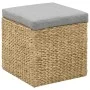 Conjunto de otomanas 2 piezas hierba marina gris de vidaXL, Otomanas - Ref: Foro24-246109, Precio: 95,43 €, Descuento: %