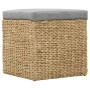 Conjunto de otomanas 2 piezas hierba marina gris de vidaXL, Otomanas - Ref: Foro24-246109, Precio: 96,36 €, Descuento: %