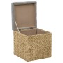Conjunto de otomanas 2 piezas hierba marina gris de vidaXL, Otomanas - Ref: Foro24-246109, Precio: 96,36 €, Descuento: %